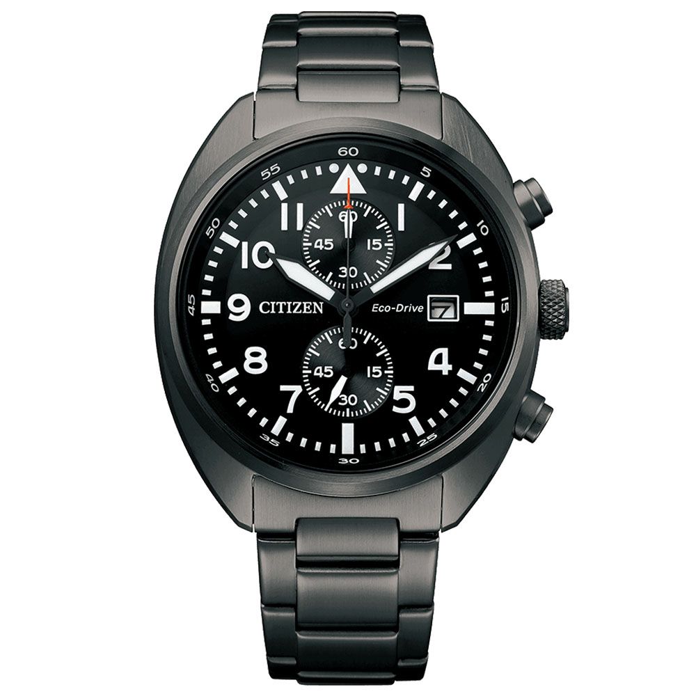 CITIZEN 星辰 Chronograph 光動能計時腕錶 禮物 推薦 CA7047-86E