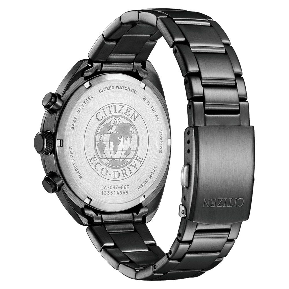 CITIZEN 星辰 Chronograph 光動能計時腕錶 禮物 推薦 CA7047-86E