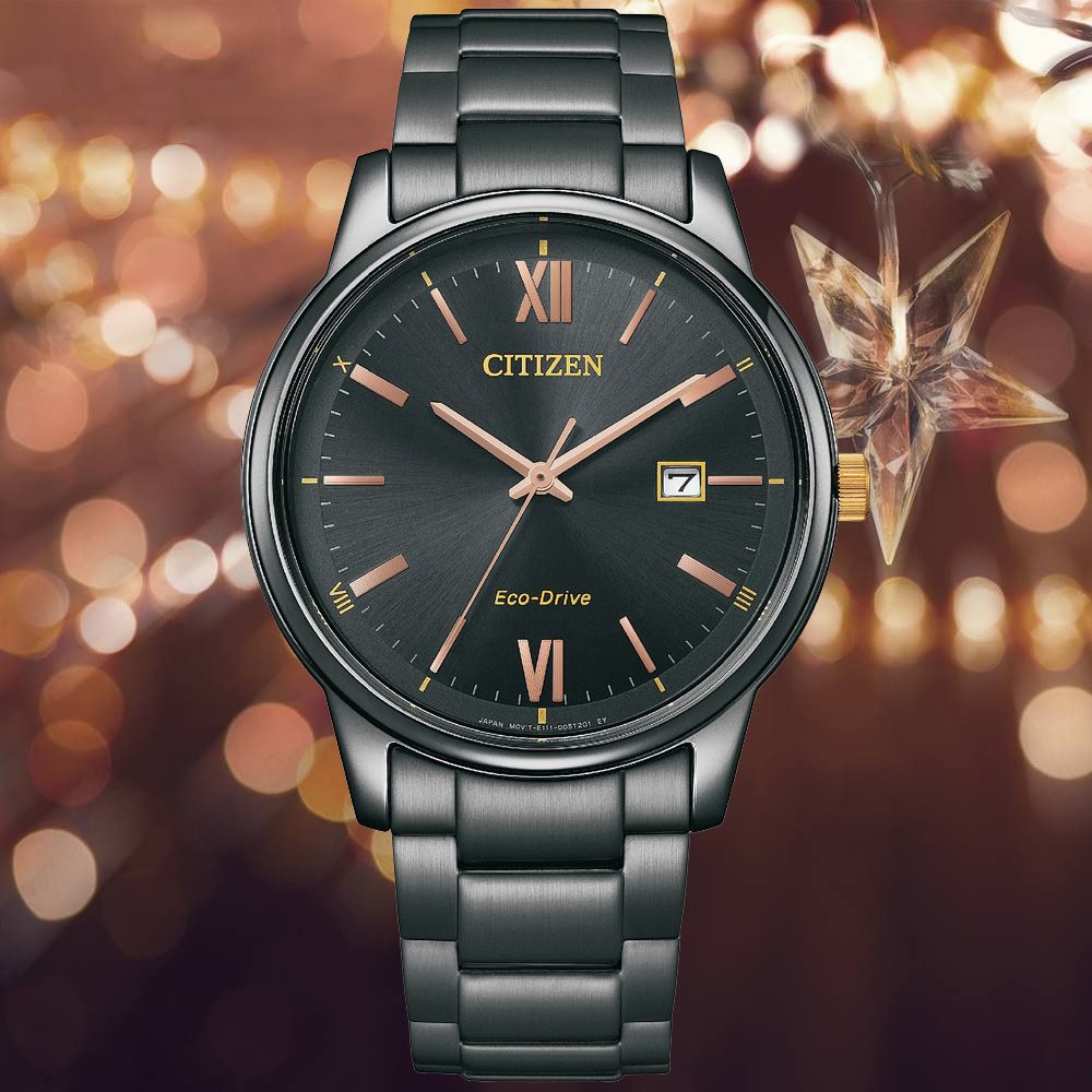 CITIZEN 星辰 PAIR 光動能時尚腕錶 禮物推薦 送禮首選 BM6976-72E