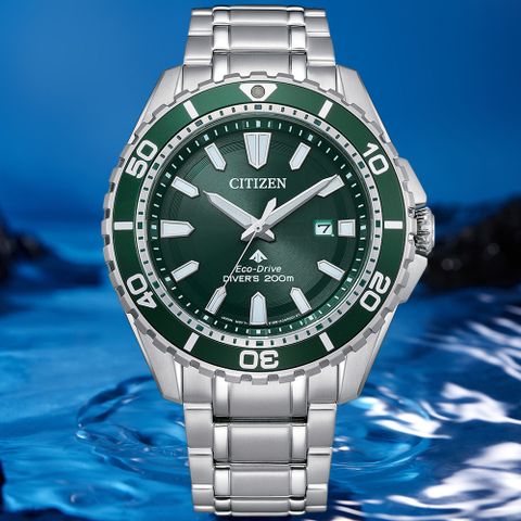 CITIZEN星辰 PROMASTER系列 光動能 經典潛水腕錶 44.5mm/BN0199-53X