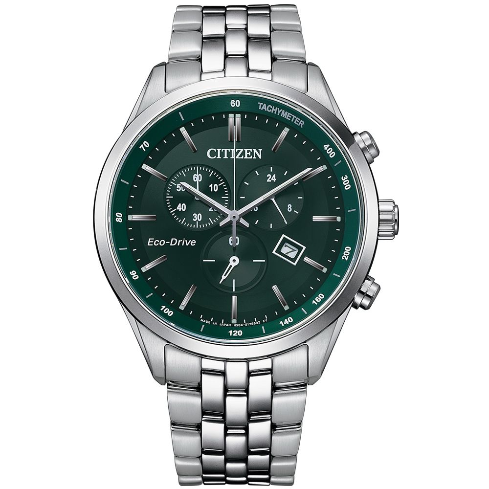 CITIZEN 星辰 GENTS 光動能計時三眼腕錶 禮物 推薦 AT2149-85X