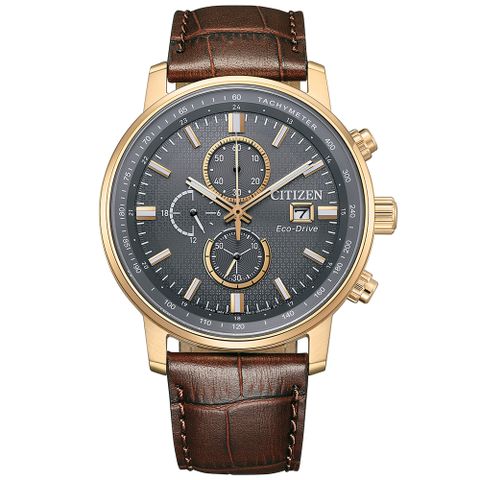 CITIZEN 星辰 Chronograph 亞洲限定 光動能計時腕錶 禮物推薦 送禮首選 CA0843-11H