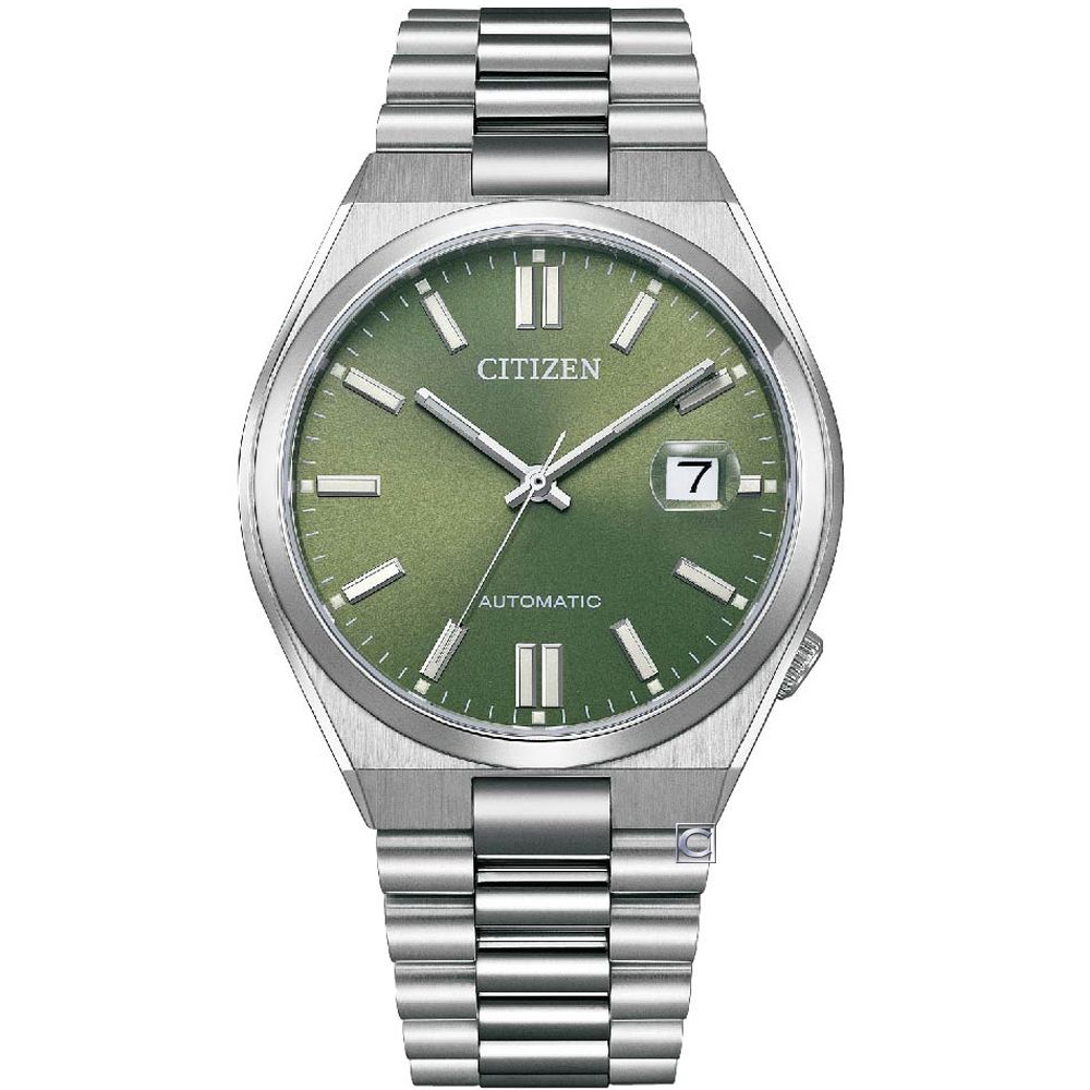 CITIZEN 星辰   Mechanical PANTONE限定 時尚機械腕錶-NJ0158-89Z/綠40mm