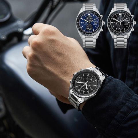 CITIZEN 星辰 Chronograph系列 CA0770-81E/81L 光動能 熊貓款 日本機芯  男錶
