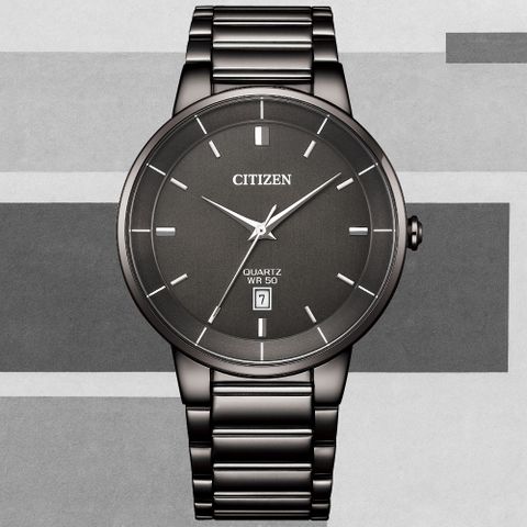 CITIZEN 星辰 GENTS 光動能 簡約時尚腕錶 禮物推薦 送禮首選 BI5127-51H