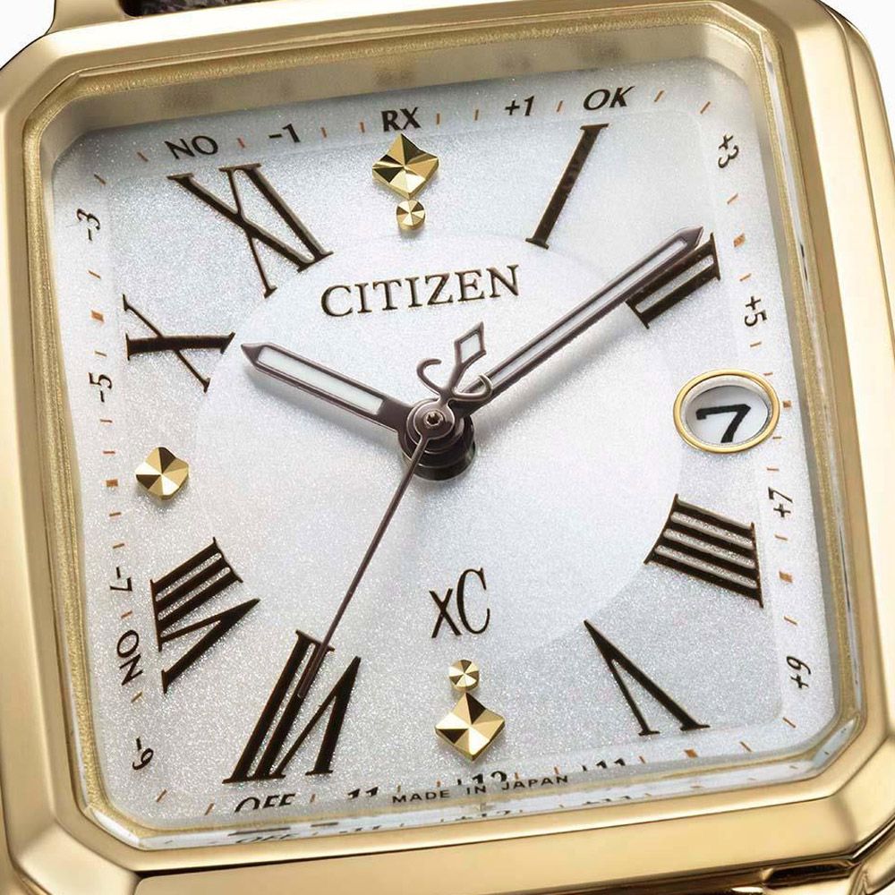 CITIZEN 星辰  錶  xC 光動能錶  鈦金屬 電波錶 女錶 手錶 指針錶-25mm ES9502-12A