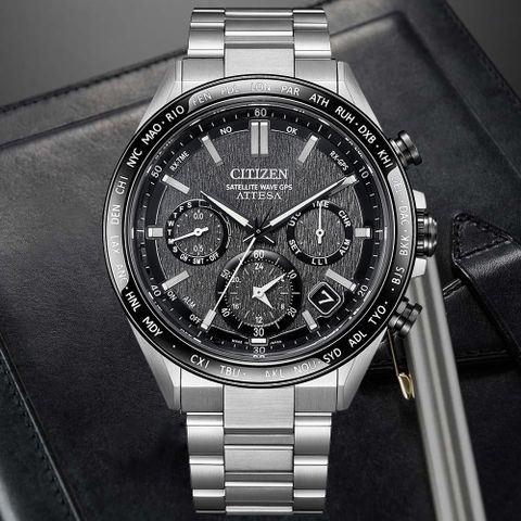 CITIZEN 星辰 GENTS GPS衛星對時 鈦金屬 光動能腕錶 新年 送禮 推薦 CC4058-67X