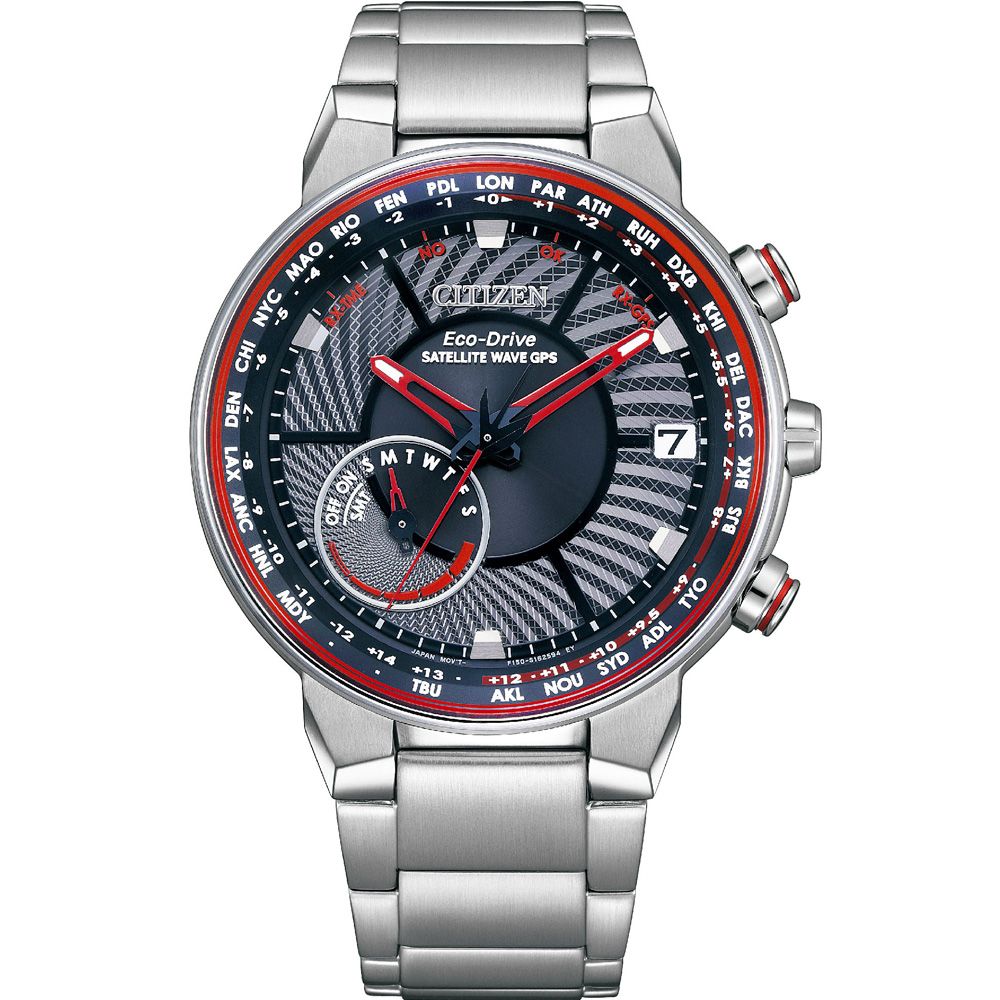 CITIZEN 星辰   GENTS GPS衛星對時光動能腕錶(CC3031-51E)/44mm