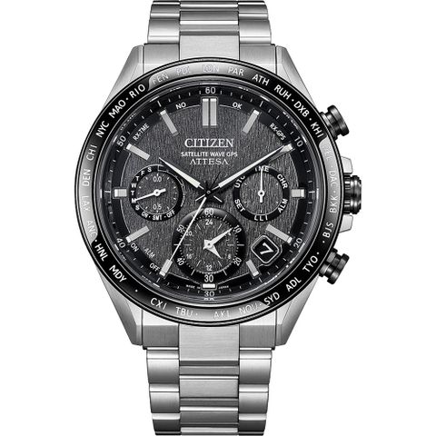 CITIZEN 星辰 限量 鈦GPS衛星對時光動計時手錶-44.6mmCC4058-67X