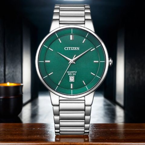 CITIZEN 星辰 紳士日期手錶-40mm BI5120-51X