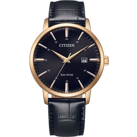 CITIZEN 星辰 父親節推薦款 光動能簡約手錶 BM7462-15E