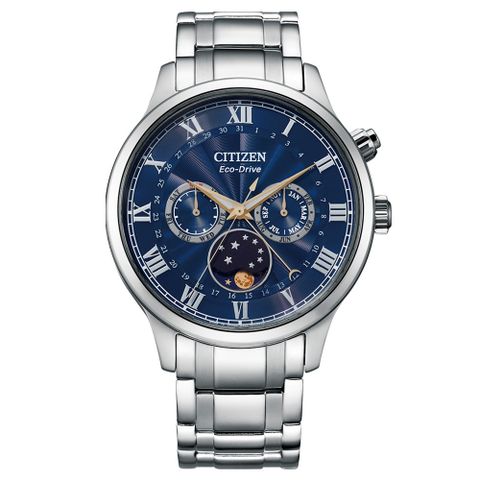 CITIZEN 星辰 經典月相光動能腕錶AP1050-81L