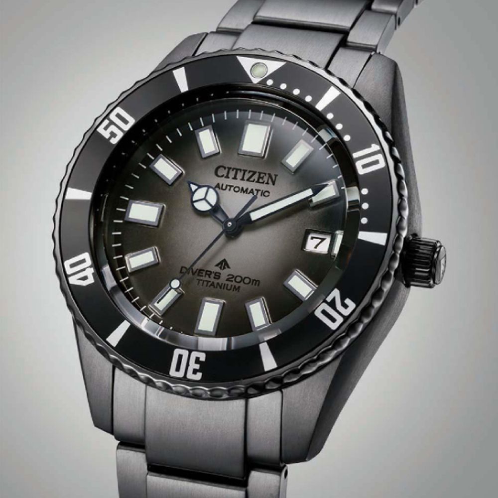 CITIZEN 星辰 PROMASTER限量 鈦金屬 復刻1977潛水抗磁機械錶 男錶-黑41mm NB6025-59H 父親節 送禮