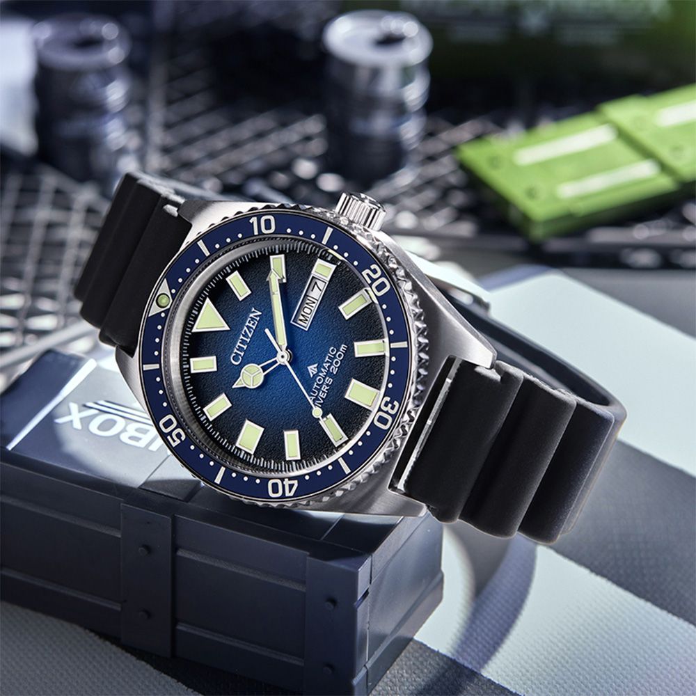 CITIZEN 星辰 PROMASTER NY012系列潛水機械錶 NY0129-07L