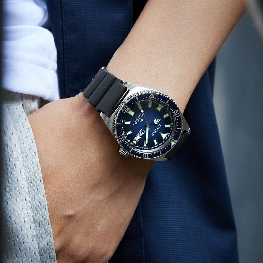 CITIZEN 星辰 PROMASTER NY012系列潛水機械錶 NY0129-07L