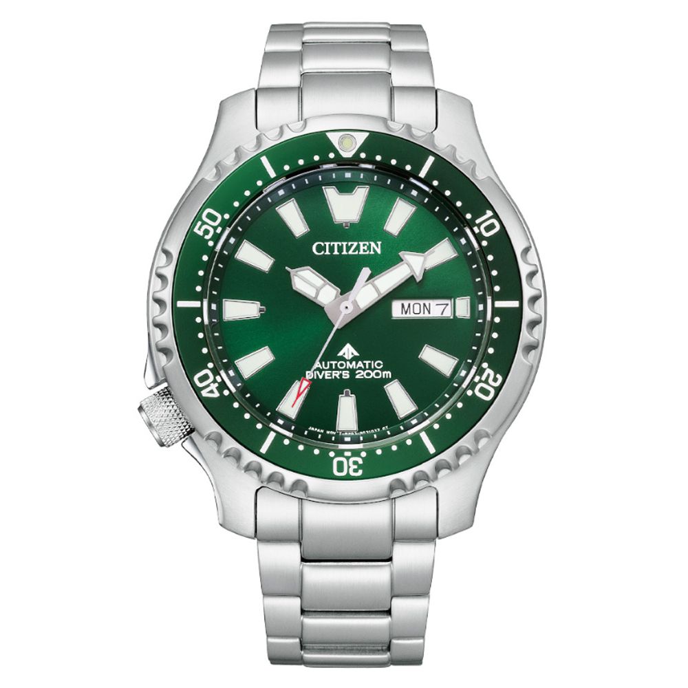 CITIZEN 星辰 PROMASTER 鋼鐵河豚EX Plus 潛水機械錶-44mm (NY0131-81X 防水200米)