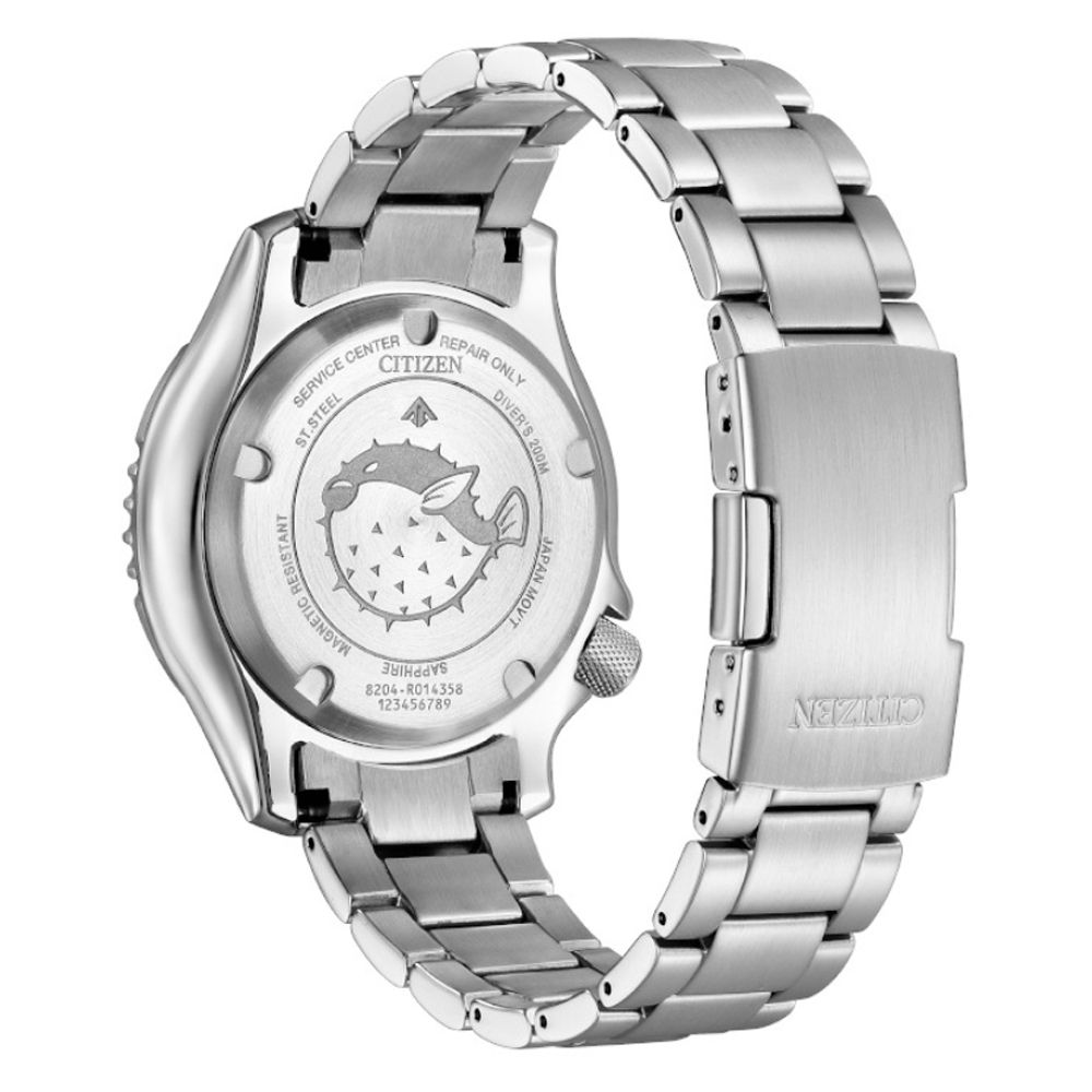 CITIZEN 星辰 PROMASTER 鋼鐵河豚EX Plus 潛水機械錶-44mm (NY0131-81X 防水200米)