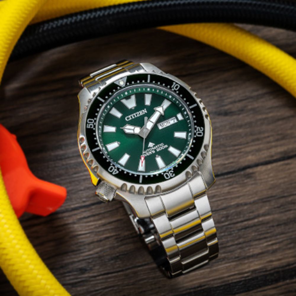 CITIZEN 星辰 PROMASTER 鋼鐵河豚EX Plus 潛水機械錶-44mm (NY0131-81X 防水200米)