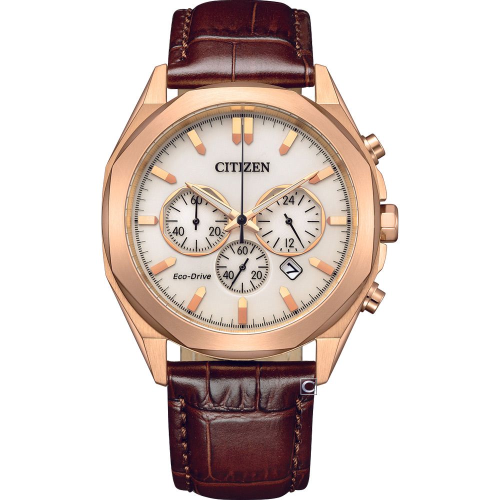 CITIZEN 星辰   Chronograph 光動能計時腕錶-41mm CA4593-15A