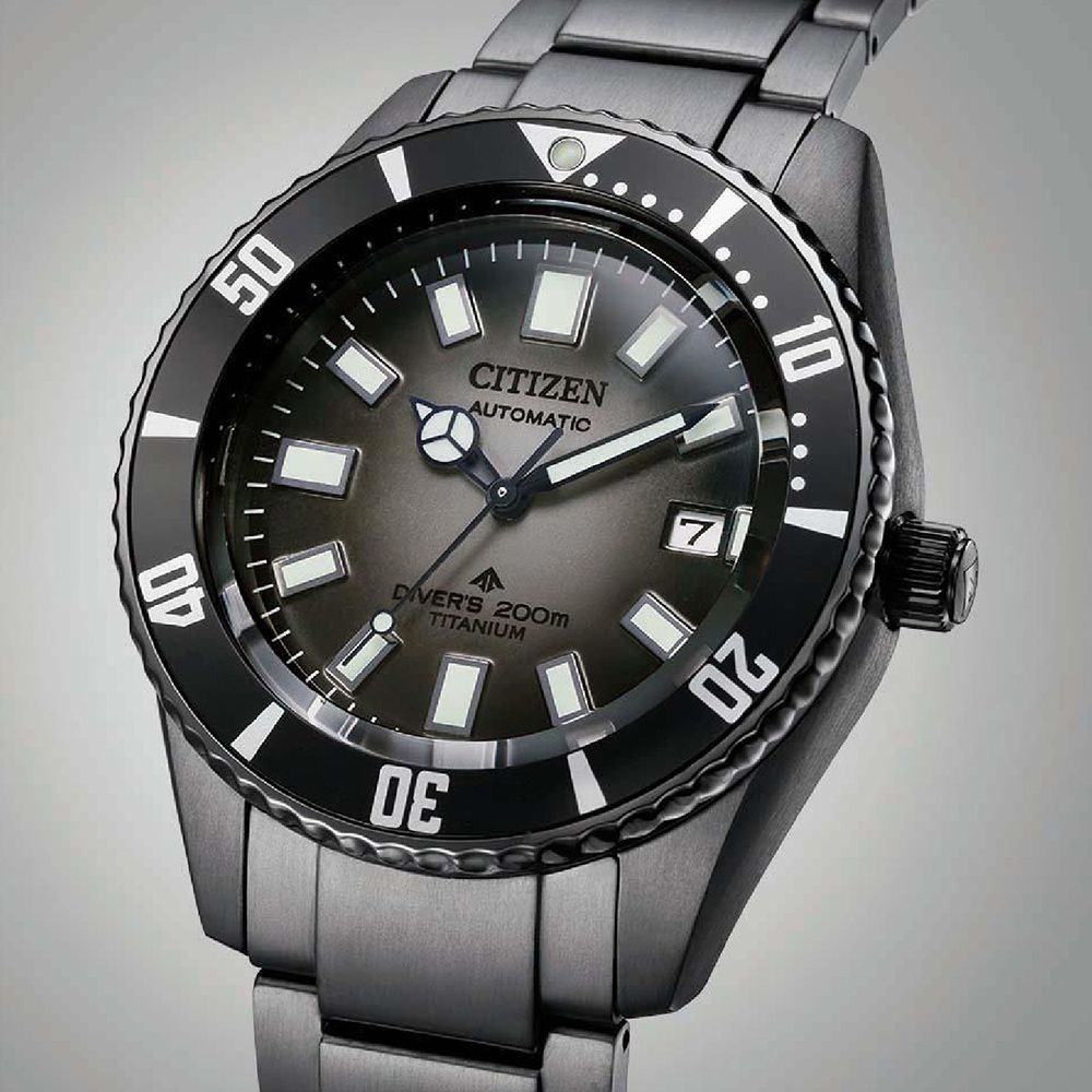 CITIZEN 星辰 PROMASTER 1977復刻款征服潛水機械錶/鐵灰/41mm/NB6025-59H