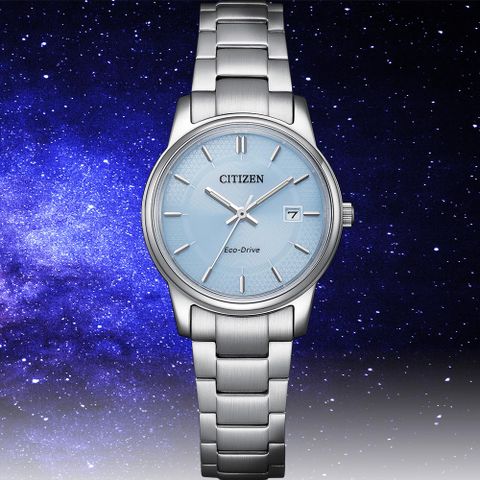 CITIZEN 星辰 Eco-Drive 光動能簡約女錶-27.5mm(EW2318-73L)