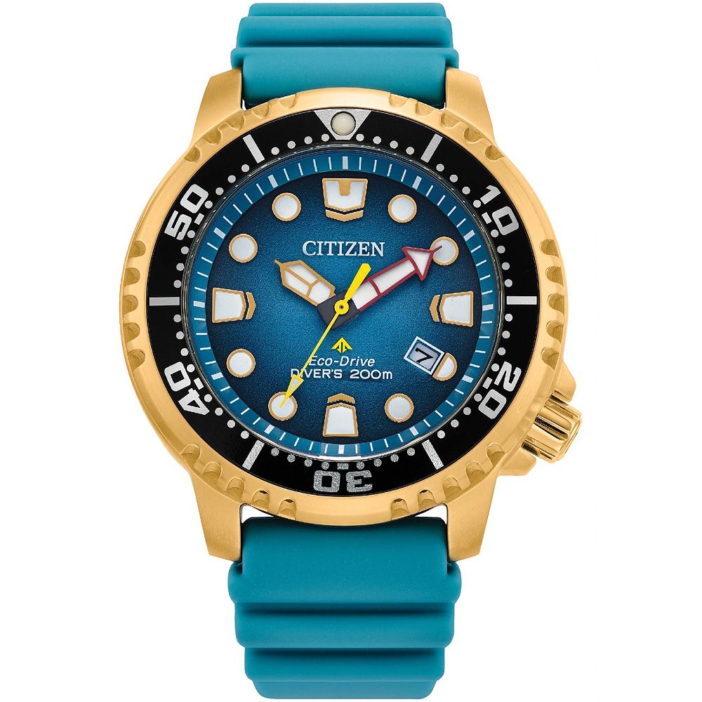 CITIZEN 星辰 PROMASTER MARINE 限量 光動能200米潛水錶 對錶 BN0163-00H+BN0162-02X