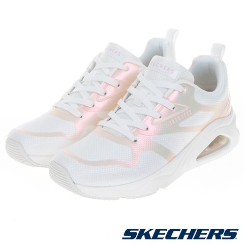 SKECHERS 女鞋 運動系列 TRES-AIR UNO - 177418WHT