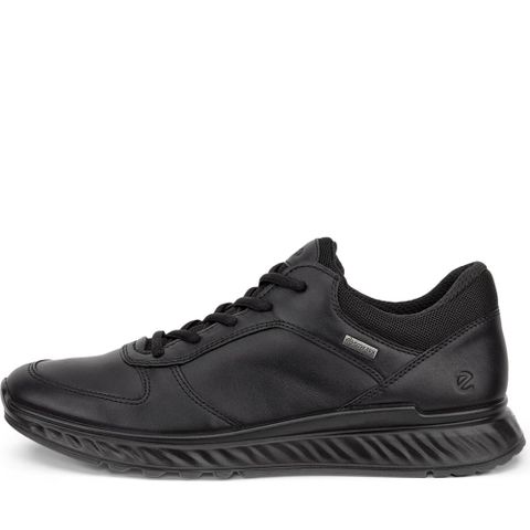 ECCO EXOSTRIDE LEISURE 黑色平底鞋 步行運動鞋 女鞋