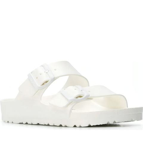 BIRKENSTOCK 勃肯 ARIZONA EVA SLIDES白色中性鞋