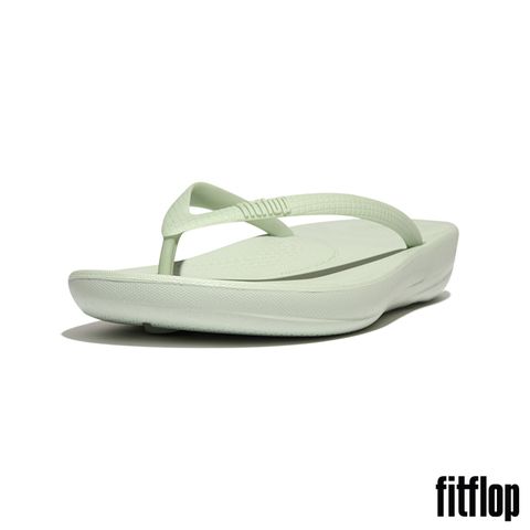 FitFlop iQUSHION 經典輕量夾腳涼鞋-女(灰綠色)