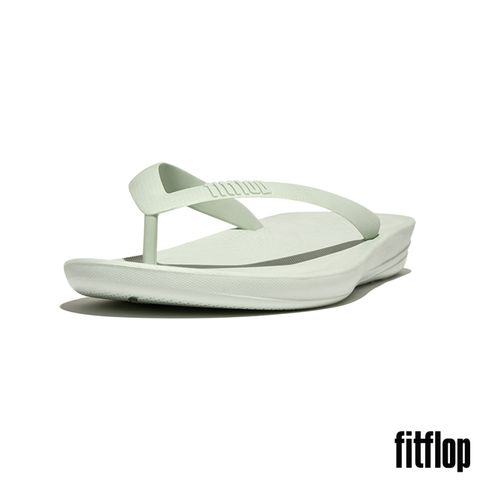 FitFlop iQUSHION 經典輕量夾腳涼鞋-男(灰綠色)