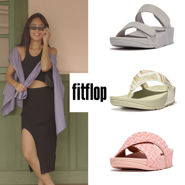 FitFlop NAIA ROCKSTUD SLIDES LEATHER SLIDES PChome 24h