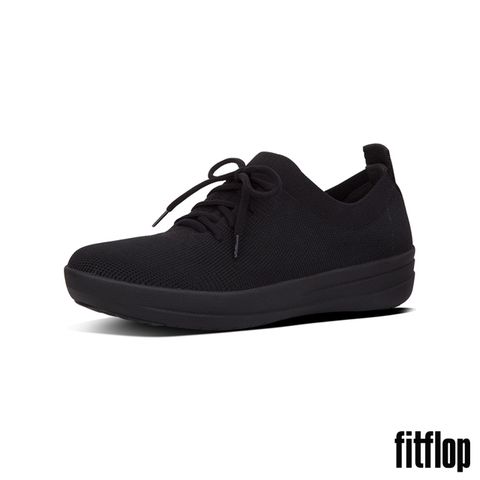 FitFlop F-SPORTY UBERKNIT SNEAKERS 運動風繫帶休閒鞋-女(靚黑色)