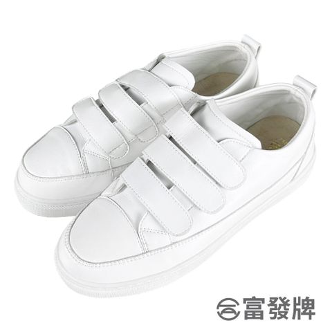 FUFA Shoes 富發牌 舒適雅致休閒鞋-白 8089L