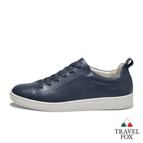 旅狐經典款【TRAVEL FOX 旅狐】男鞋 CLASSIC 900 LOW 極簡經典皮革休閒鞋(920221-305 藍)