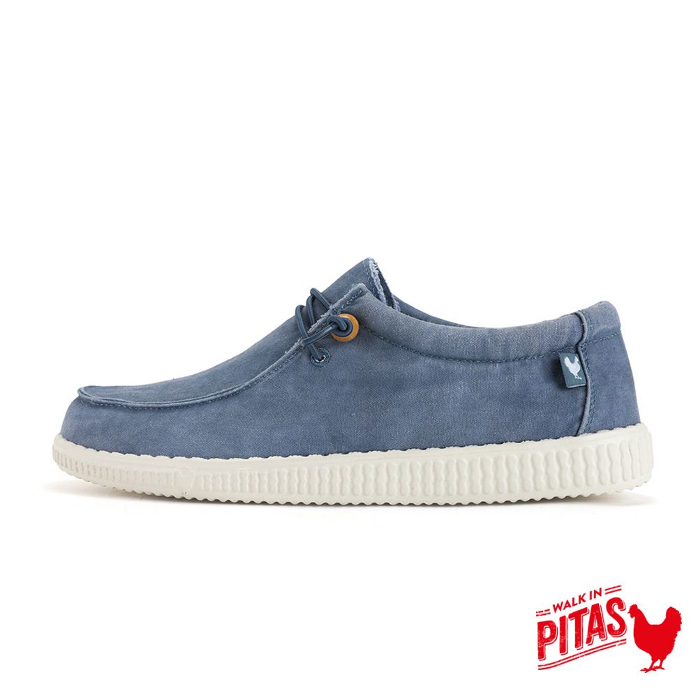 Walk In Pitas 女鞋 WP150 WALLABI WASHED 超輕量懶人鞋(PI2428-005 地中海蔚藍)