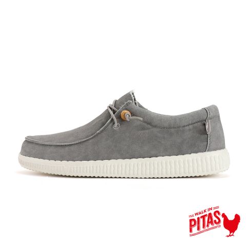 Walk In Pitas 男鞋 WP150 WALLABI WASHED 超輕量懶人鞋(PI2448-009 霧靄灰)