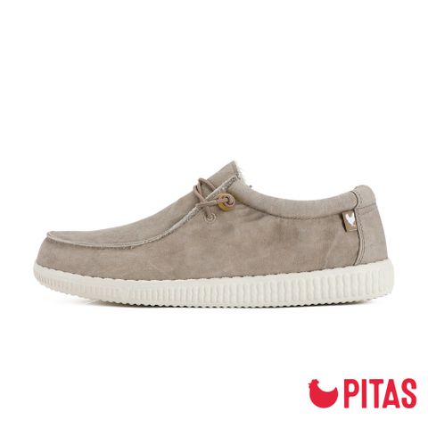 Walk In Pitas 女鞋 WP150 WALLABI WASHED 超輕量懶人鞋(PI2428-082 燕麥奶)