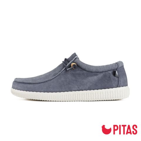 Walk In Pitas 女鞋 WP150 WALLABI WASHED 超輕量懶人鞋(PI2428-098 海峽灰藍)