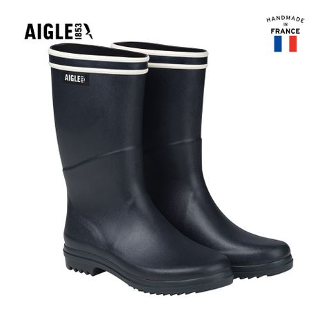 AIGLE 女 CHANTEBOOT 中筒膠靴｜AG-FNB76A052 海軍藍(女 中筒膠靴 雨鞋 雨靴)