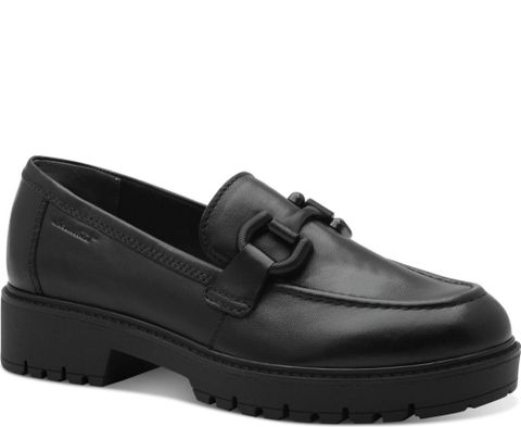 TAMARIS BLACK CASUAL CLOSED SLIPPER 黑色女款鞋子