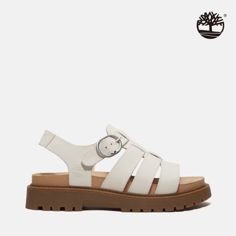 Timberland 女款象牙白羅馬涼鞋｜A2Q1PEX4