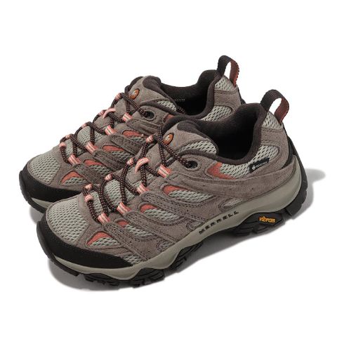 登山鞋 Moab 3 GTX 女鞋 棕 粉 防水 避震 黃金大底 郊山 越野 戶外 ML500230