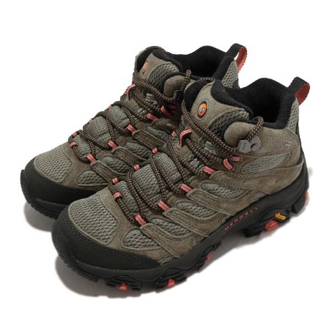 Merrell 邁樂 戶外鞋 Moab 3 Mid GTX 女鞋 咖啡棕 防水 中筒 真皮 登山鞋 ML036310