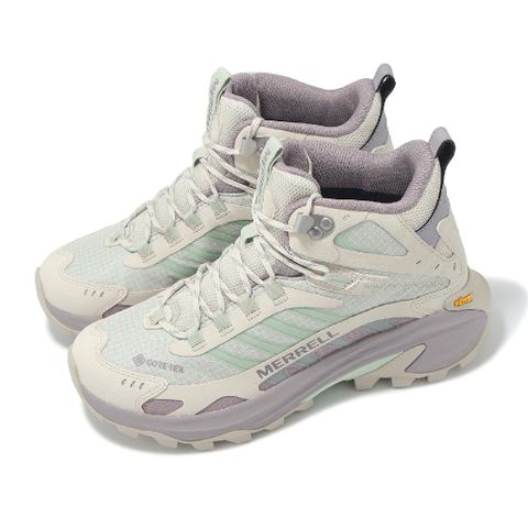 登山鞋 Moab Speed 2 Mid GTX 女鞋 綠 紫 防水 戶外 機能 郊山 Vibram ML038500
