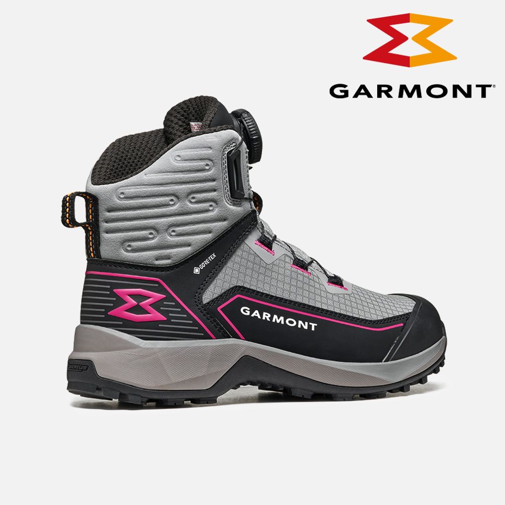 GARMONT 女款 GTX BOA 旋鈕中筒登山鞋 Trace MID WMS 002910 (S12002) 灰-黑