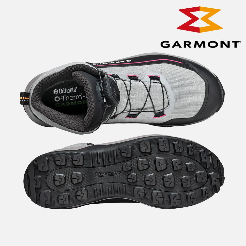 GARMONT 女款 GTX BOA 旋鈕中筒登山鞋 Trace MID WMS 002910 (S12002) 灰-黑