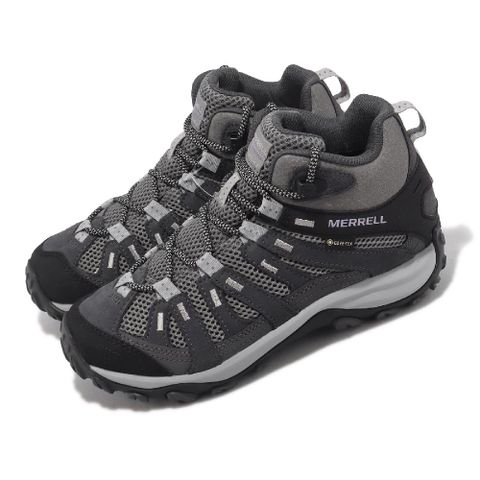 登山鞋 Alverstone 2 Mid GTX 女鞋 灰 紫 防水 中筒 戶外 耐磨 越野 ML037542
