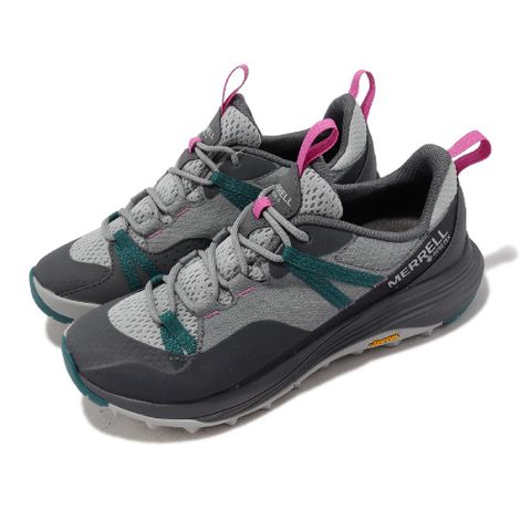 登山鞋 Siren 4 GTX 女鞋 灰 綠 防水 Vibram 越野 戶外 低筒 郊山 ML037276