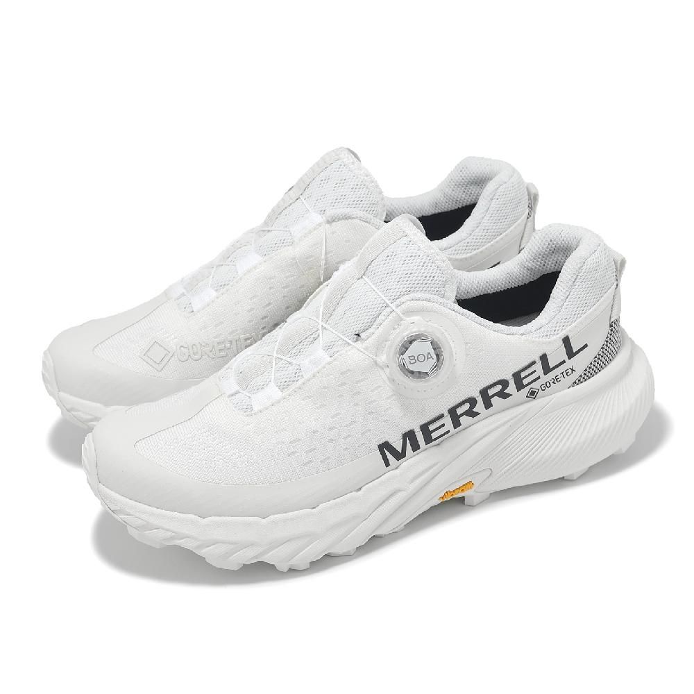 Merrell 邁樂 防水越野跑鞋 Agility Peak 5 Boa GTX 女鞋 白 旋鈕 戶外 機能 ML068130